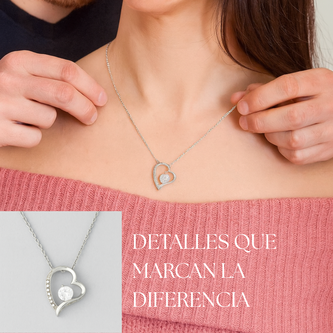 Collar de Corazón Ovilux- AMOR ETERNO