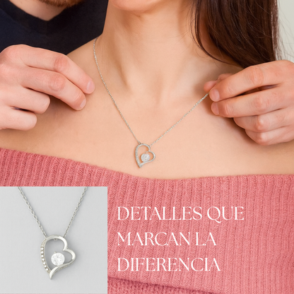 Collar de Corazón Ovilux- AMOR ETERNO