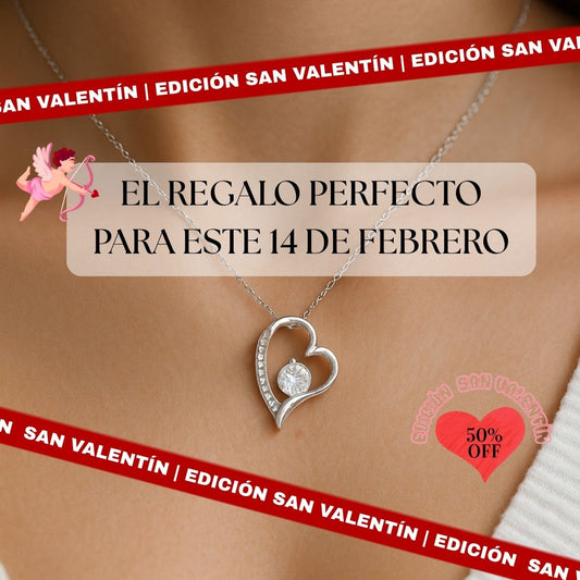 Collar de Corazón Ovilux- AMOR ETERNO